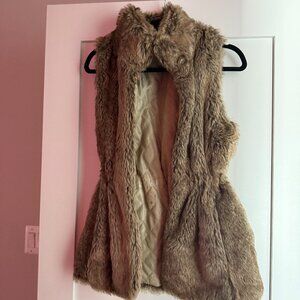 Banana Republic Faux-fur vest Size XS
